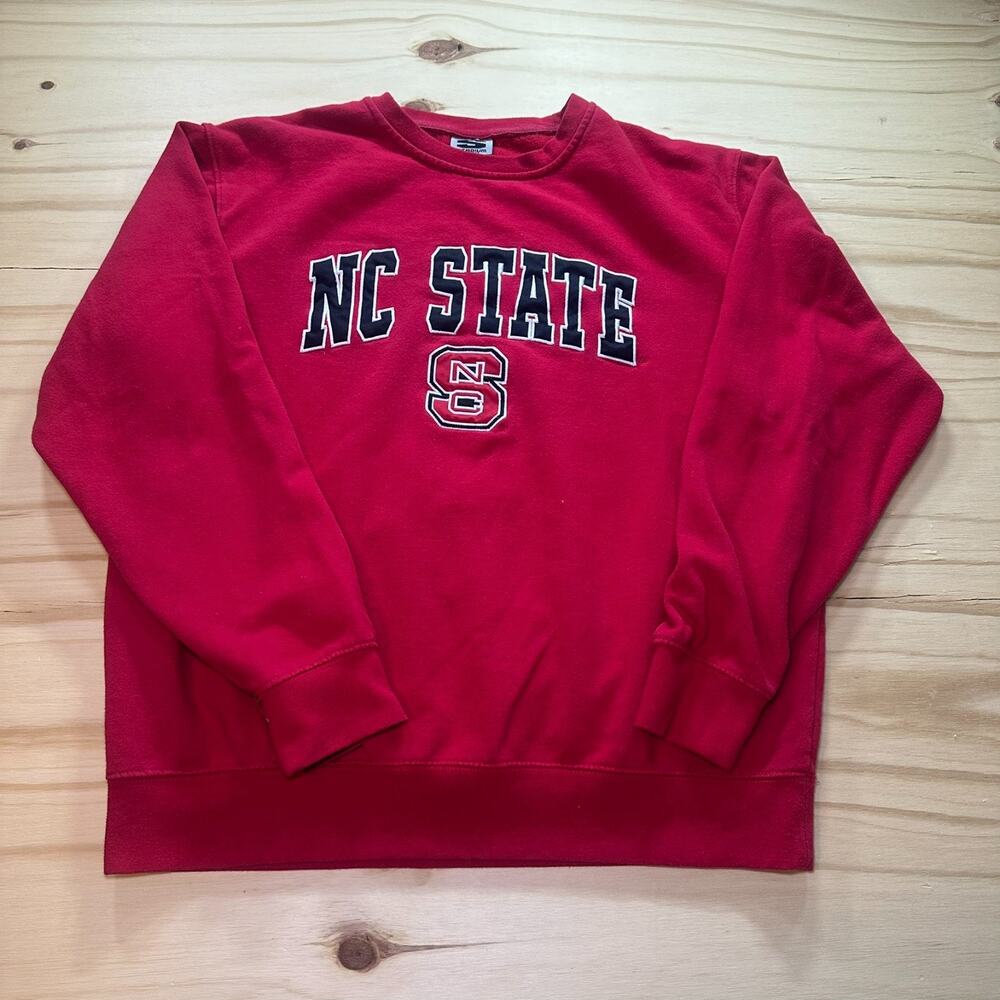 NC State Wolfpack Red Crewneck Sweatshirt Mens XL Stadium Athletics College